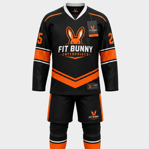 Uniforme de hockey sur glace haut de gamme avec tissu durable, confort respirant et coupe professionnelle, conçu pour les entraînements, les matchs et les tenues d'équipe. - Product Image 6
