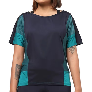 Hot Selling Summer Wear Women's Streetwear T-Shirts Eco-Friendly Breathable Quick Dry Polyester/Cotton Fashion Clothing Multi - Product Image 1