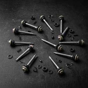 PDC Model 12 Hex Head Self Drilling <b>Screw</b> Carbon Steel Class 4.8 & 6.8 Zinc/<b>Galvanized</b> Coarse Thread DIN Standard Inch - Product Image 4