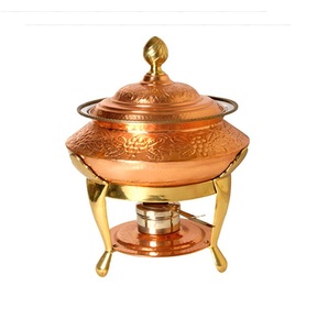 Ensemble de réchauds de buffet en acier inoxydable de qualité supérieure pour restaurants, avec chauffage au gaz/carburant, pour service de buffet écologique et traiteur événementiel - Product Image 5