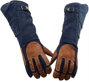 Guantes de Soldadura de Cuero de 16 Pulgadas de Largo, Resistentes al Calor, con Costuras de Kevlar, Protección para Brazos, Guantes de Seguridad para Soldadores, USA 2026 - Product Image 3