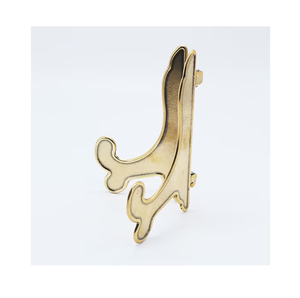 Bandeja de latón hecha a mano con acabado dorado de lujo, diseño artesanal, producto de alta demanda y superventas para uso diario. - Product Image 6