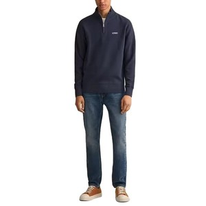 Sweat-shirt à col zippé personnalisé pour homme, en molleton 100% coton épais, fabrication OEM, marque privée, fabricant de streetwear - Product Image 6