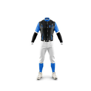 Créez Votre Propre Tenue d'Équipe : Uniforme de Baseball Personnalisé, Impression Numérique, Séchage Rapide, Respirant, Couleurs Personnalisables, 100% Polyester pour Adultes - Product Image 1