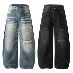 Usine de fabrication de jeans sur mesure pour hommes, coupe décontractée, tissu denim délavé, solutions OEM pour les marques de vêtements - Product Image 2