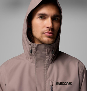 Nouvelle arrivée, coupe-vent respirant, veste de randonnée en plein air, imperméable, avec capuche réglable, design classique, veste de pluie pour homme - Product Image 5