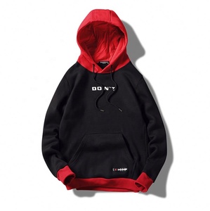 เสื้อมีฮู้ดแฟชั่นสำหรับผู้ชายเสื้อแนวสตรีทเสื้อเจอร์ซีย์เย็บปะฮิปฮอปเสื้อสเวตเตอร์แบบกำหนดเองสำหรับฤดูหนาว - Product Image 3