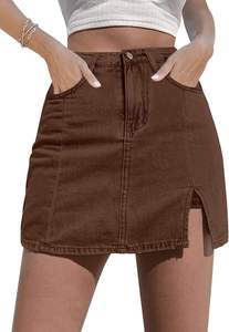 Jupe en jean grande taille pour femme, design uni, haute qualité, respirante, nouvelle arrivée, best-seller - Product Image 3