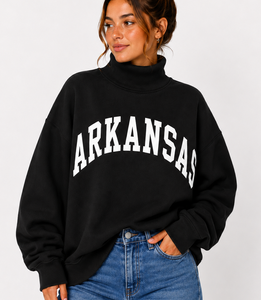 Sudadera de Forro Polar con Cuello Alto y Logotipo Personalizado para Hombre y Mujer, 100% Algodón, Ecológica, Cálida y Casual - Product Image 1