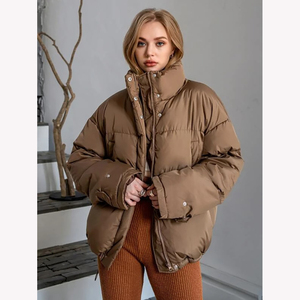Chaqueta Acolchada de Burbujas para Mujer, Cuello Alto, Talla Grande, Cálida y de Alta Calidad, Modelo 2026 - Product Image 6