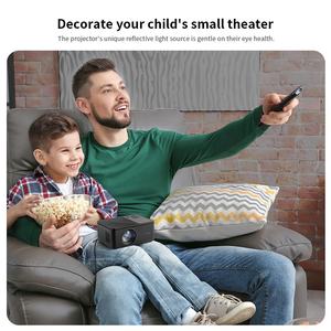 Projecteur Smart TV Android AUN A32 Pro 4K 1080P LCD 3D avec haut-parleur HIFI pour chambre, salle de classe, éducation et contes pour enfants - Product Image 3