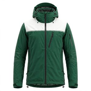 Monncler Custom Men <b>Green</b> White Waterproof <b>Ski</b> <b>Jacket</b> Monncler Hooded Winter Thermal Snowboard Coat Outdoor Sports - Product Image 1