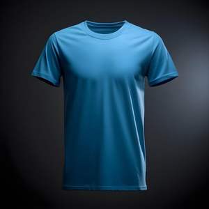 Camiseta Casual para Hombre, 100% Algodón, Transpirable, de Manga Corta, Secado Rápido, para Ejercicio y Running, Diseño Liso, Directo de Fábrica - Product Image 1