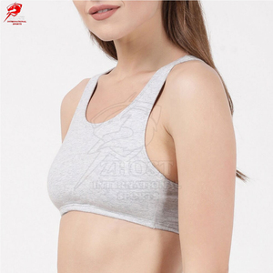 เสื้อชั้นในกีฬาโยคะแบบมีฟองน้ำเสริมทรง รองรับหน้าอกได้ดี คอรูปตัวยู ถอดฟองน้ำได้ สายปรับได้ ระบายอากาศได้ดี ผลิตจากผ้าสแปนเด็กซ์/คอตตอน - Product Image 5