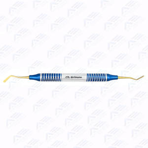 Kit de Instrumentos dentales de acero inoxidable, mango de punta de oro compuesto, instrumento de relleno de punta de oro Manual aprobado por CE para uso de dentista - Product Image 4