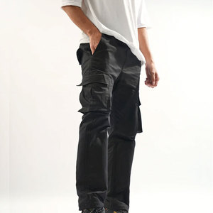 Custom Men Wholesale High Quality 100% Cotton Pant Baggy Casual <b>Waterproof</b> New Fashion Hot Selling Cargo <b>Trousers</b> - Product Image 1
