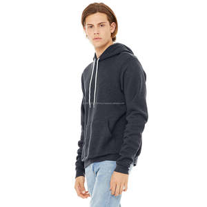 Sweat-shirts unis en gros, prix de gros, nouveau style streetwear, dernière arrivée, sweat-shirt slim fit pour homme - Product Image 3