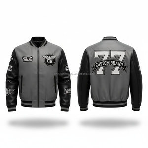 Custom Varsity <b>Jacket</b> Men Team Letterman <b>Jacket</b> <b>Baseball</b> <b>Bomber</b> <b>Jacket</b> OEM ODM - Product Image 5