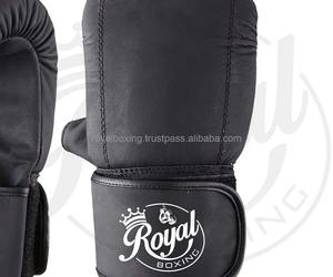 Guantes Profesionales de Entrenamiento de MMA, Guantes de Piel de Medio Dedo para Práctica de Artes Marciales - Product Image 3