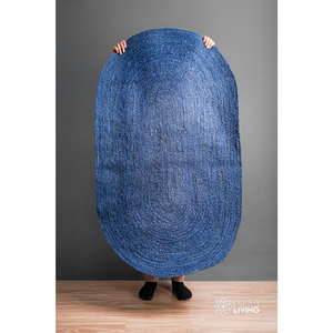 Tapis en jute tressé RTS |   Fibre naturelle |   Tailles personnalisées OEM/ODM disponibles - Product Image 1