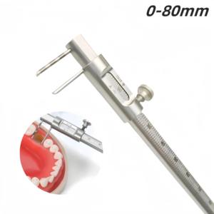 1 unidad Regla VDO para implantes dentales Venus Apollo, Calibrador de 20-100mm para medir dentaduras postizas y protesis - Product Image 1