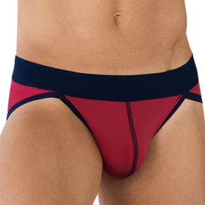 Hot Selling Fashion Men's Mid-Rise <b>Boxer</b> Briefs Custom Colors & Logo Breathable Mesh Underwear Spandex/Nylon High Quality - Product Image 1