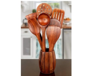 Fabriqué en Inde, respectueux de l'environnement, compatible lave-vaisselle, ustensiles à salade pour la cuisine à domicile, fabriqué en Inde - Product Image 1