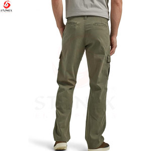 Men's <b>Cargo</b> <b>Pants</b> Premium Cotton Quick Dry Breathable Lightweight Relaxed Fit Multi Pocket Utility Trousers Casual <b>Work</b> - Product Image 2