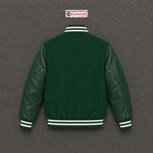 Blouson Vert Foncé Tendance pour Hommes – Vêtement Décontracté d'Automne et d'Hiver, Chaud, Confortable, Coupe Décontractée, Style Streetwear Icônique – Vente en Gros - Product Image 6
