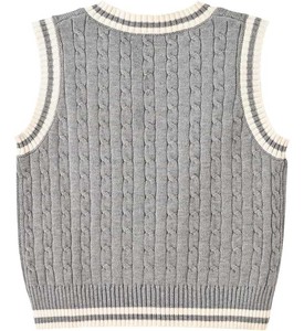 Cárdigan sin mangas de moda para mujer - Chaleco de punto con cuello en V y botones - Chaleco holgado suave y transpirable para otoño/invierno - Product Image 2