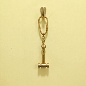 Brass Hammer Keychain <b>Mini</b> Gavel Keychain Solid Brass Tool <b>Keyring</b> Handmade Vintage Key Holder Gift for Lawyer Judge Carpenter - Product Image 6