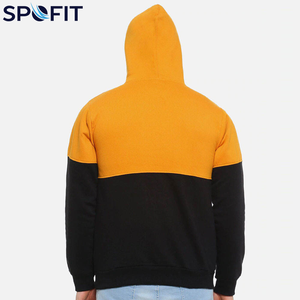 Sweat-shirts pour hommes à logo personnalisé tendance, à séchage rapide, bicolores, 100% coton, respirants, sweat-shirts bicolores pour garçons - Product Image 2