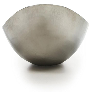 Bol ovale en acier inoxydable martelé, centre de table décoratif pour bougies, sphères, pot-pourri et mise en scène de table, bol moderne - Product Image 4