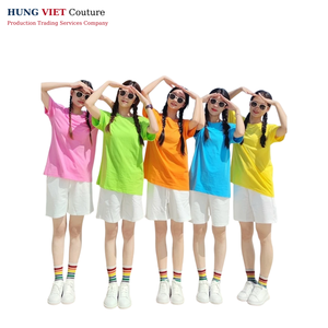 Fabriqué au Vietnam 160gsm T-shirt en coton de qualité supérieure Streetwear personnalisé Style surdimensionné - Product Image 4