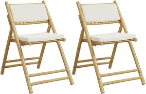 Premium Quality Bamboo <b>Dining</b> <b>Chair</b> With Cushion Portable Indoor Folding <b>Chair</b> Durable Eco Bamboo Leisure <b>Chair</b> For Event - Product Image 4