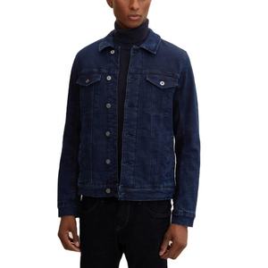 Veste en jean vintage pour homme de qualité supérieure, imperméable, respirante, en polyester/coton, broderie DTG, boutons personnalisés - Product Image 4
