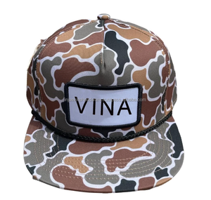 Snapback Chapeaux Camo Motif Corde Bord Tissé Patch Multi Couleur Pour Homme Femmes Casual Voyage Activité De Plein Air Affaires Par Injae Vina - Product Image 4