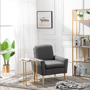 Tavolino Laterale Moderno in Marmo Bianco Semplice 30x48x61cm, Tavolino Pieghevole per Soggiorno o Camera da Letto - Product Image 6