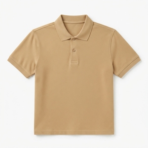 Fabricant de polos à manches courtes en coton respirant de couleur unie pour hommes, commande en gros - Product Image 6