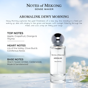 Parfum pour femme Aromalink Dewy Morning 50 ml, fragrance fraîche et élégante, EDP pour femme - Product Image 3