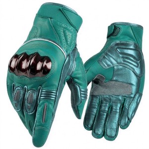 Breathable Comfort Motorbike Leather <b>Gloves</b> Summer Perforated Biker <b>Gloves</b> <b>Touchscreen</b> Gear USA Europe Trend Top - Product Image 5