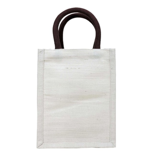 Bolsa de Regalo de Yute Reutilizable y Ecológica con Cierre de Cremallera y Superficie Laminada - Product Image 2