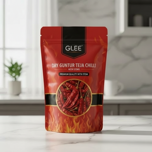 Pimientos Rojos Guntur Teja Secados al Sol, Calidad Premium, Pimientos Enteros de 50g, 100% Naturales, Color Intenso, Sabor Aromático - Product Image 5