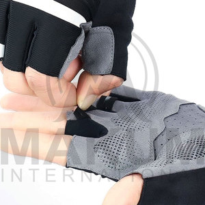 Gants de sport unisexes pour la gym, le cyclisme et le fitness, en nylon durable, respirants, antidérapants, à séchage rapide, avec sangle de poignet réglable - Product Image 4
