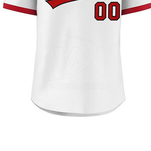 Camiseta de Béisbol Personalizada al por Mayor, Transpirable, con Dos Botones, Nuevo Diseño, de Alta Calidad y Secado Rápido - Product Image 3