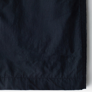Short de bain pour homme bleu marine à séchage rapide, taille mi-haute avec cordon élastique, décontracté, en tissu tissé pour l'été - Product Image 6
