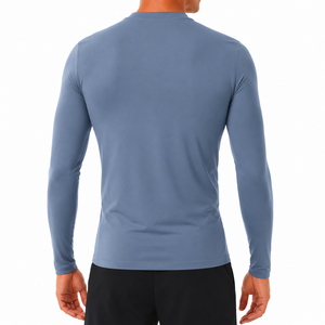 <b>Men</b> Full Sleeve Rash Guard High Quality Polyester Spandex <b>Compression</b> <b>Shirt</b> UV Protection Quick Dry Anti-Chafing Sports - Product Image 4