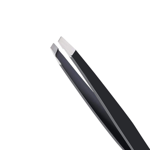 Pinzas de Cejas Profesionales de Acero Inoxidable de Alta Calidad con Super Agarre Inclinado para Hombres y Mujeres, Pinzas de Cejas con Logotipo Personalizado - Product Image 3
