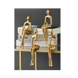 Sculpture métallique moderne, statue de design spécial, collection d'arts, statue en métal et aluminium - Product Image 3