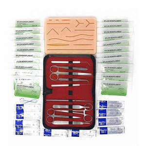 Kit de pratique de suture chirurgicale pour étudiants en médecine, en acier inoxydable, manuel, classe I, pour usage en clinique de chirurgie plastique, Java Surgical - Product Image 3